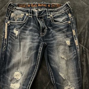 Mens Rock Revival Jeans. Size 36. 32” inseam. Norman Straight.